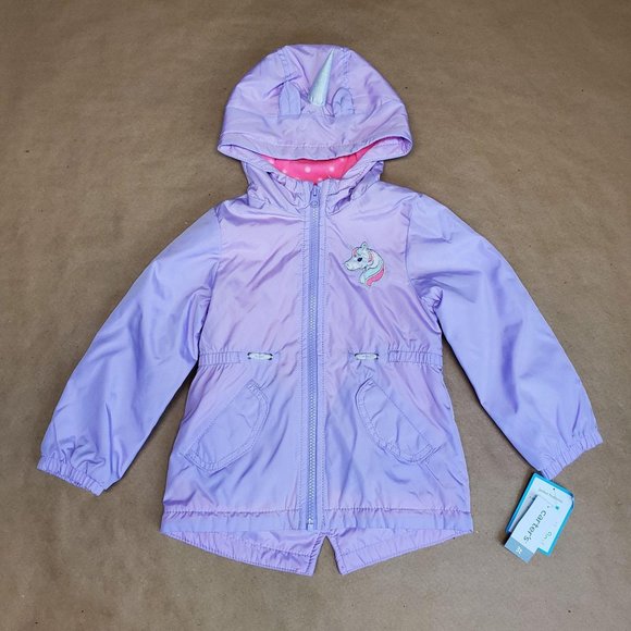 Carter's Unicorn Jacket Size 3T Light Purple - Picture 2 of 12